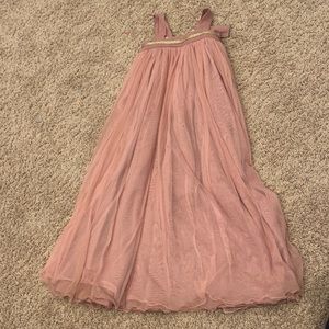 Well dressed wolf size 4T Queen Josephine maxi pink dress VGUC worn once